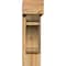 Ekena Millwork Olympic Block Rough Sawn Bracket w/ Offset Brace, Western Red Cedar, 6"W x 20"D x 20"H BKT0604X20X20OLY05RWR - alternate 3